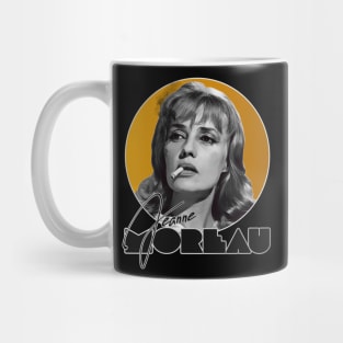 Retro Jeanne Moreau Gold Tribute Mug